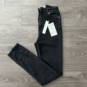 NWT Zara 80s High Waist Skinny Jeans